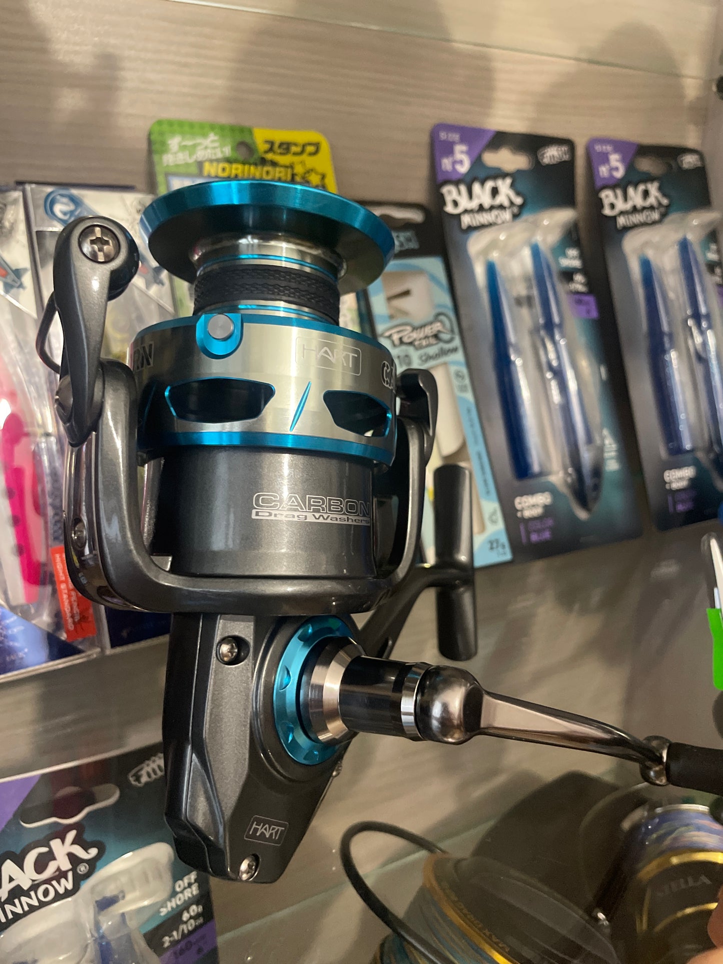 Mulinello Hart da spinning al tonno sulle mangiante, 25 kg di max Drag frizione in carbonio garanzia due anni
