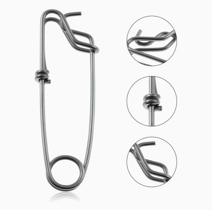 Moschettone a Sgancio Rapido 110 lb - 60 mm Acciaio Inox