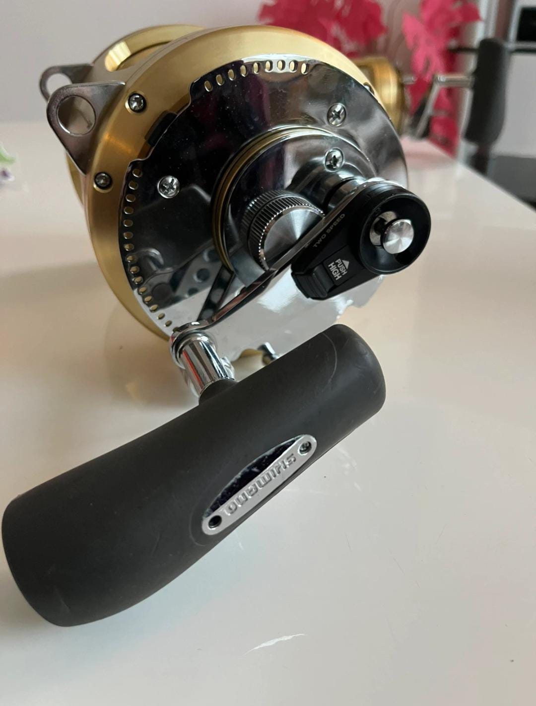 Shimano tiagra 80 lb 2 velocità ottime condizioni per traina d altura drifting al tonno rosso