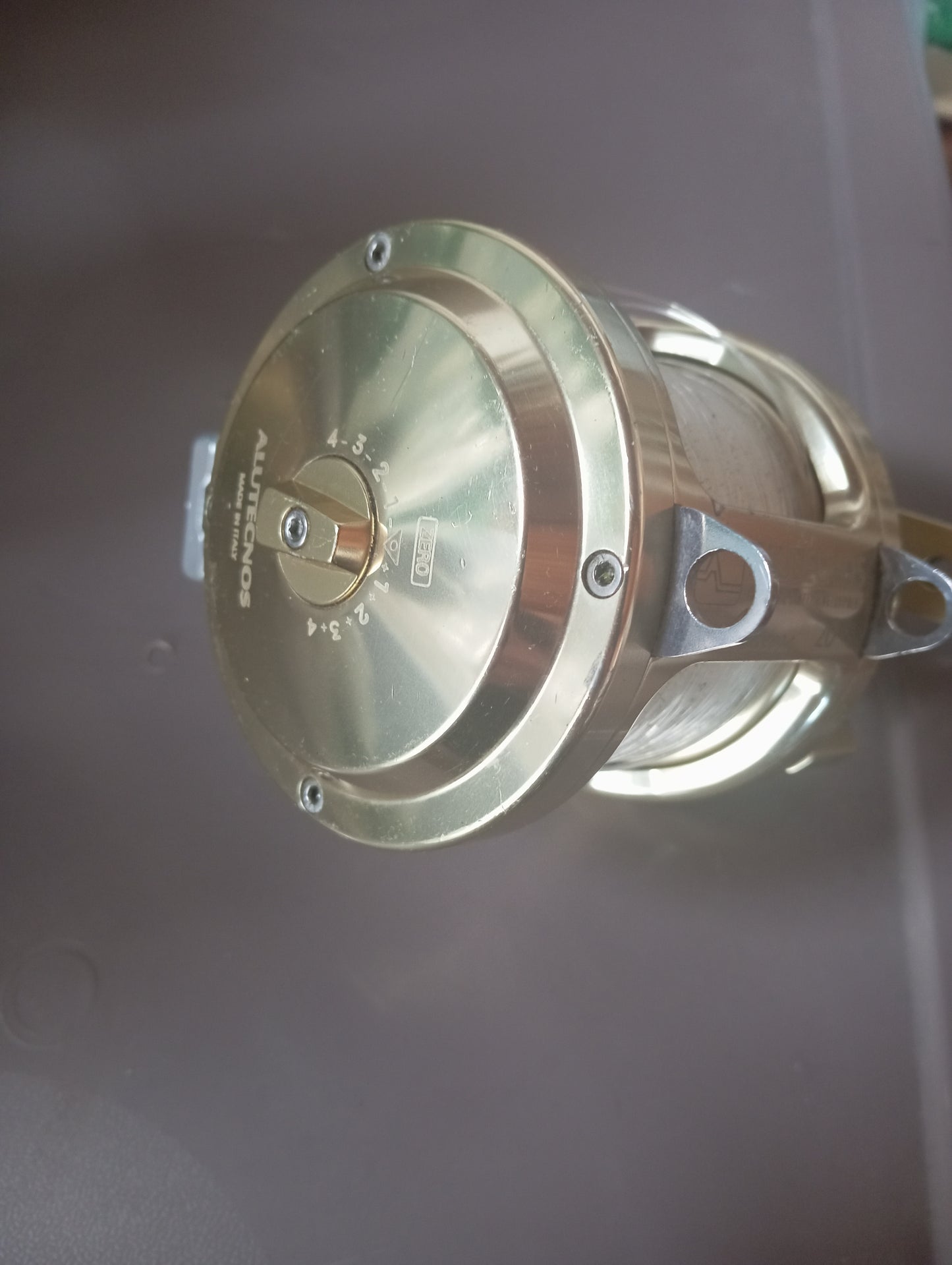 Alutecnos 20 lb albacore mulinello gold traina col vivo / altura / drifting