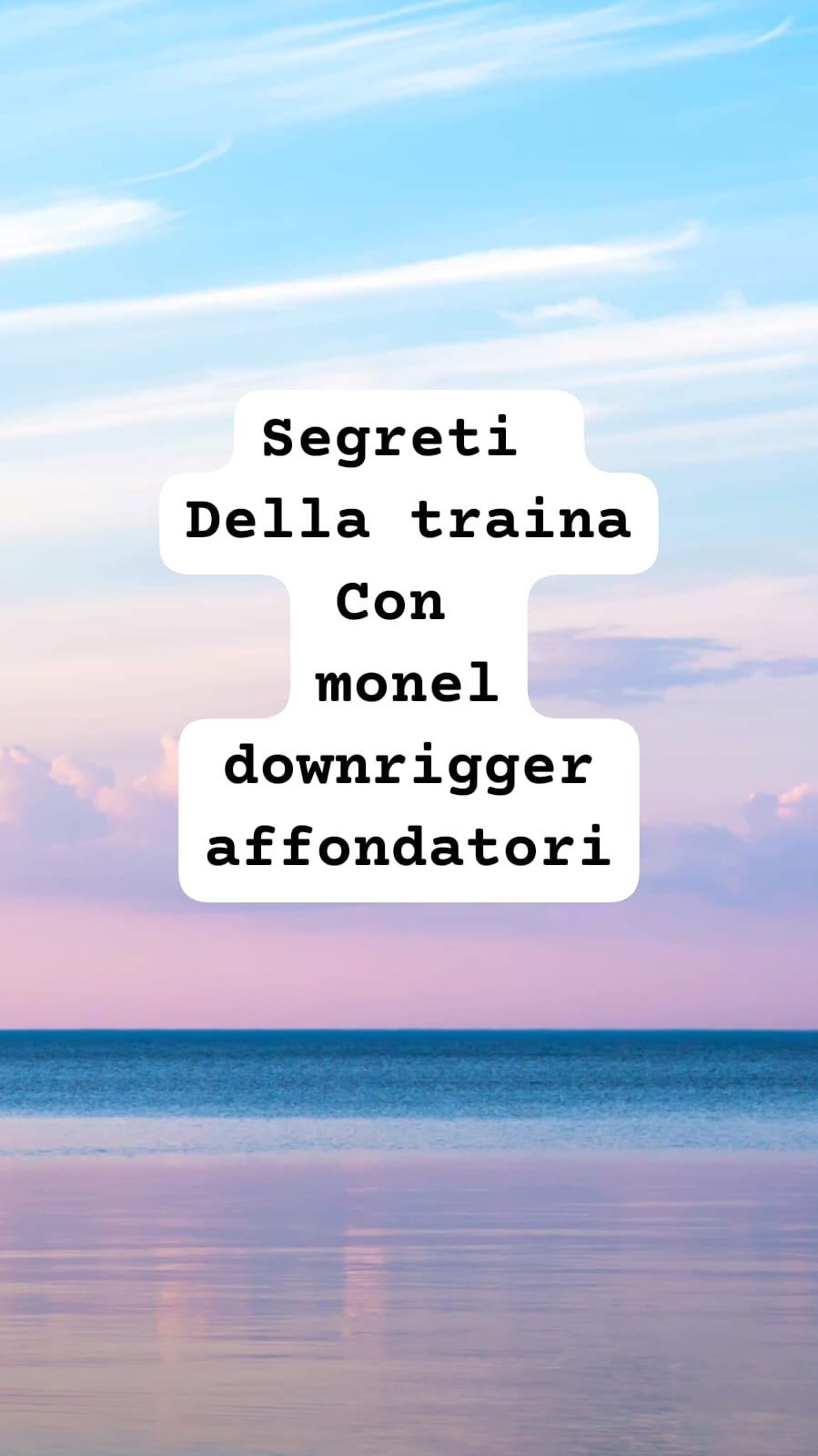 Video descrittivo di tutti i segreti di questa meravigliosa tecnica