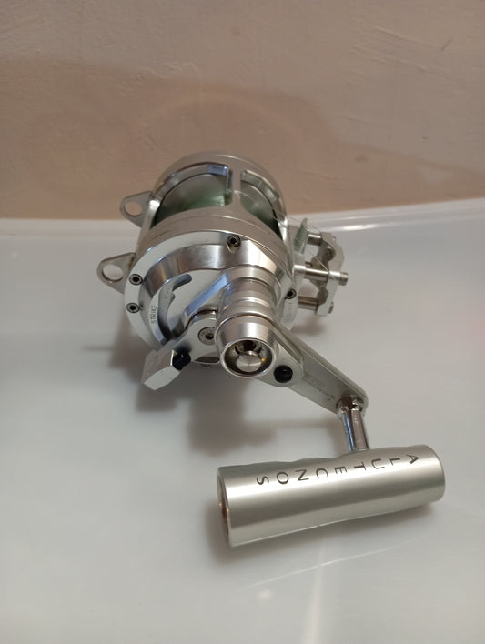 Alutecnos 30 lb doppia velocità ottimo per traina d altura o drifting al tonno rosso mulinello tag gorilla albacore