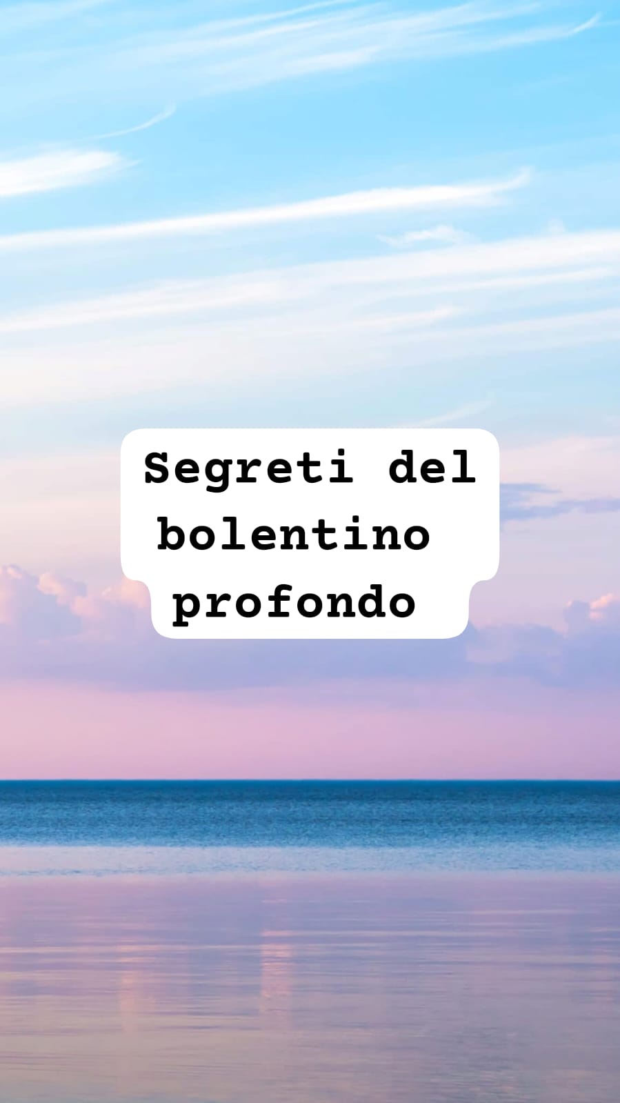 Video descrittivo di tutti i segreti di questa meravigliosa tecnica