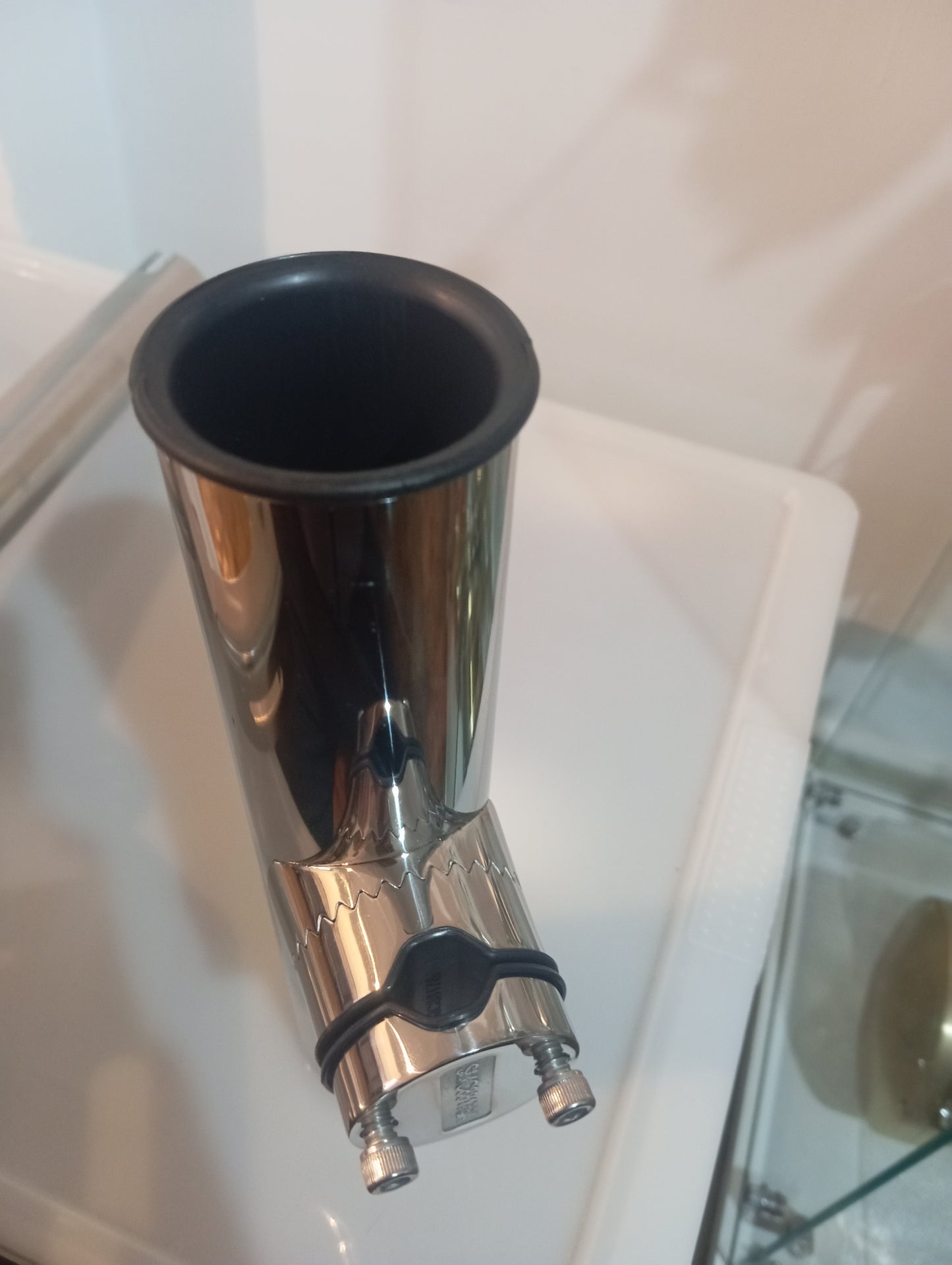 Portacanna orientabile a 360 gradi ottimo per tubolari passamano roll bar porta canna rod holder