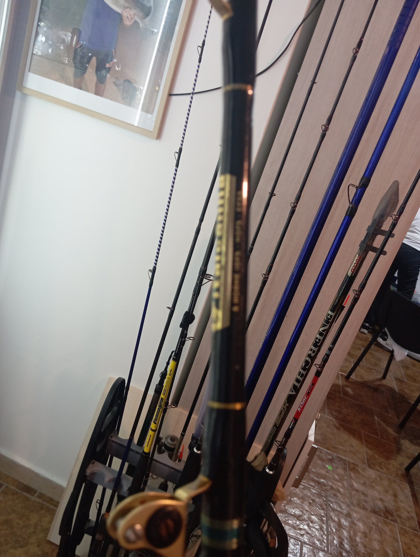 Canna carrucolata italcanna cayman 30 lb ottime condizioni
