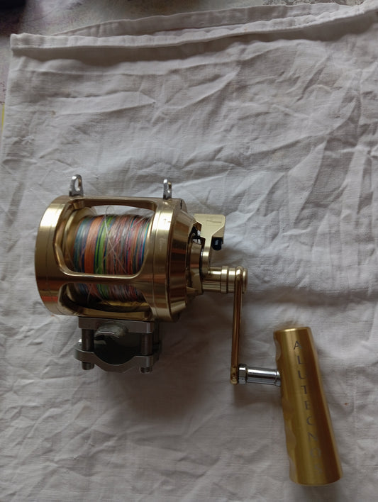 Alutecnos albacore 12 lb gold mulinello da traina col vivo / d altura
