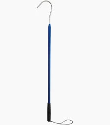 raffio 100 e 130 cm Gaff Hook in Alluminio Blu - Arpione per Recupero Prede in Barca