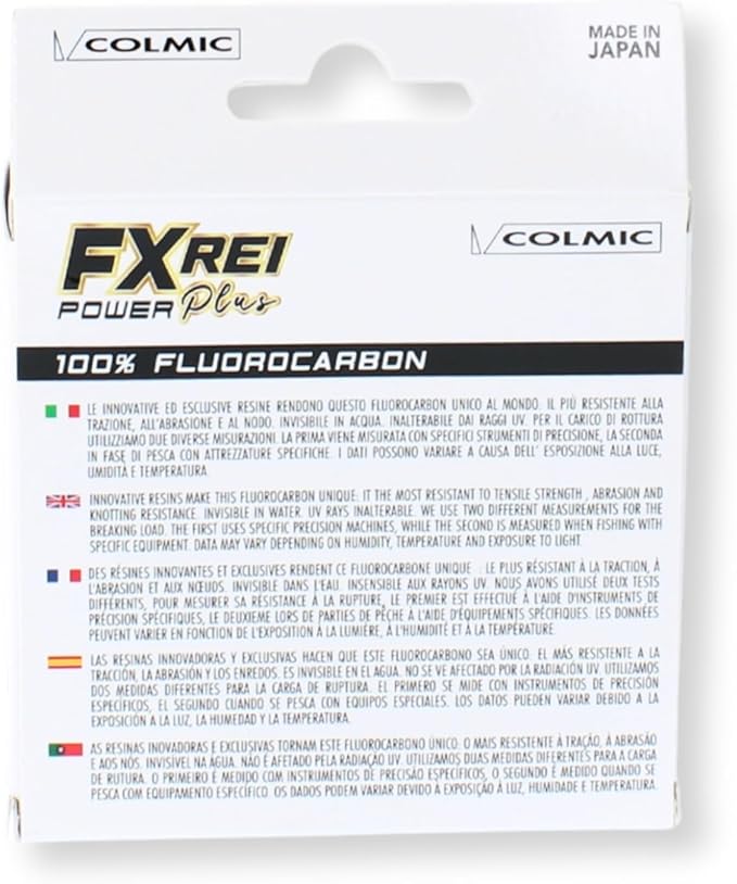 Colmic FX-REI Power Plus - Fluorocarbon 100% Special Salt Water