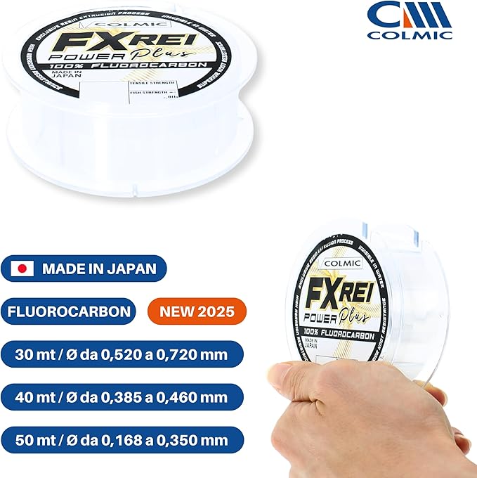 Colmic FX-REI Power Plus - Fluorocarbon 100% Special Salt Water