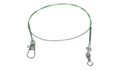 cavetto di acciaio verde stesso colore della schiena delle aguglie