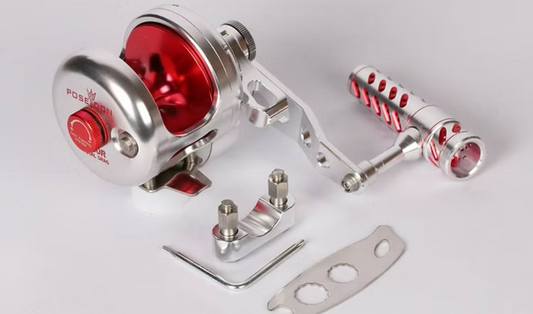 Poseidon Dual Drag – 450 R destro muloinello ottimo per lo slow pich e traina col vivo Edizione Rossa