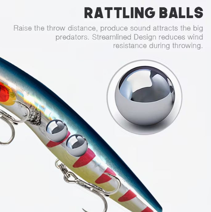 artificiale floating da traina costiera ottimo per dentici spigole cernie in omaggio 3 custodie ancorette con clip