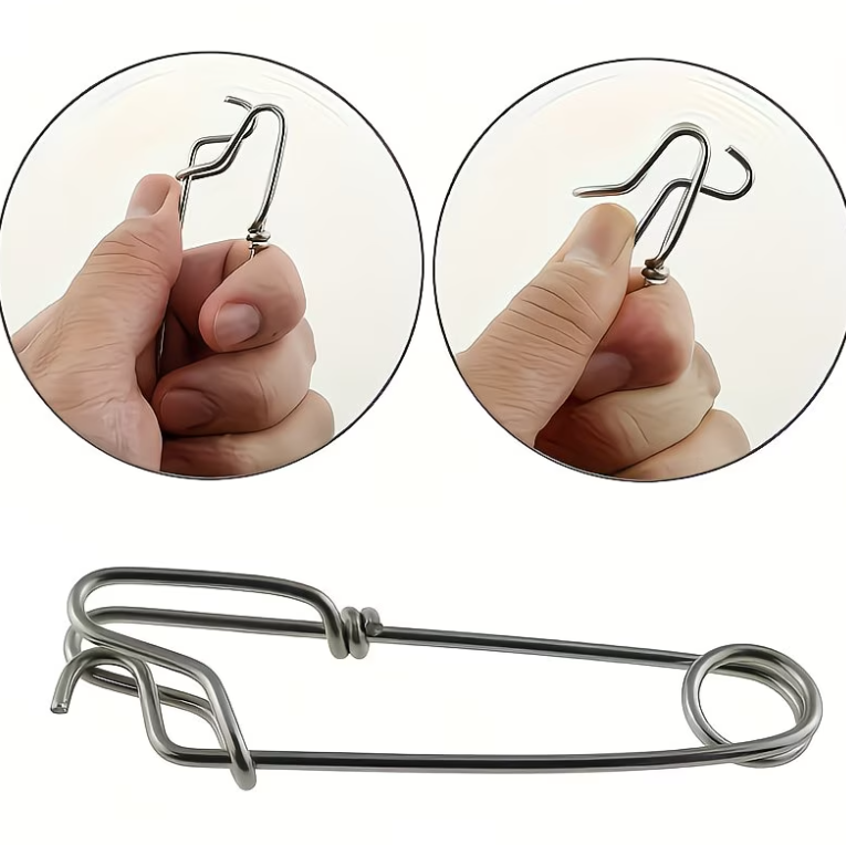 Moschettone a Sgancio Rapido 110 lb - 60 mm Acciaio Inox