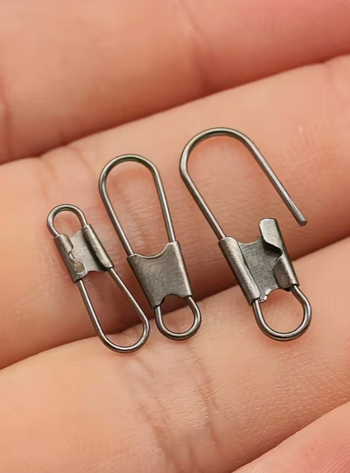 Moschettoni Snap per Tataki e Bolentino bustina 5 pz misura 19 LB 12 mm