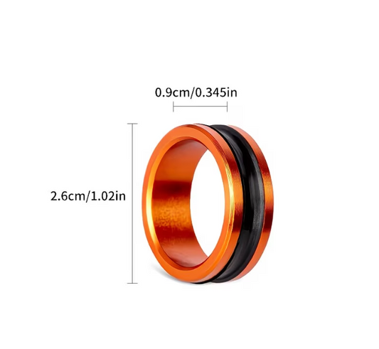 Anello gommato per mettere in tensione il trecciato