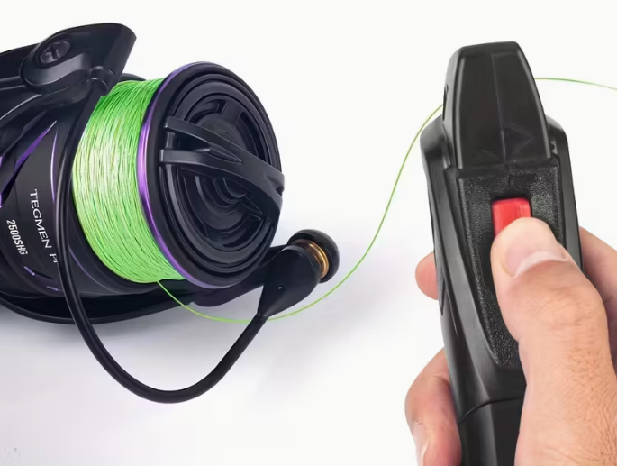 Sbobinatore elettrico per trecciato nylon