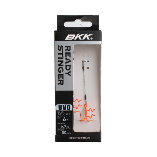 Assist Hook BKK Ready Stinger UVO – Misure varie  da agganciare alle tue esche siliconiche come assist fantastico sui black minnow