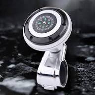 Manopola Girevole 360° per timone con Bussola Integrata - Barca e Nautica manubrio