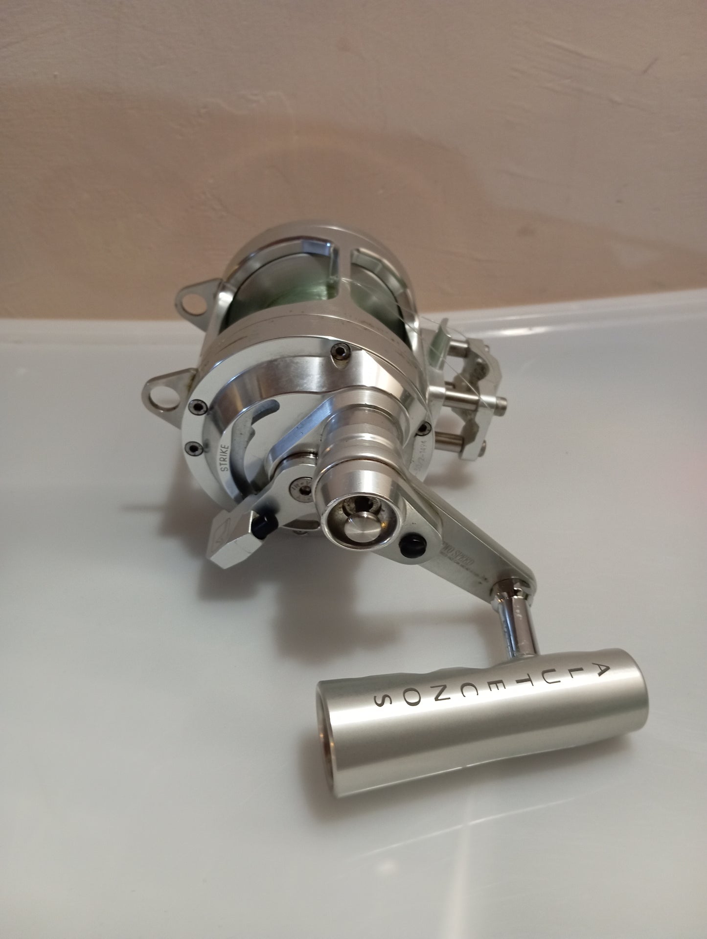 Alutecnos 30 lb doppia velocità ottimo per traina d altura o drifting al tonno rosso mulinello tag gorilla albacore