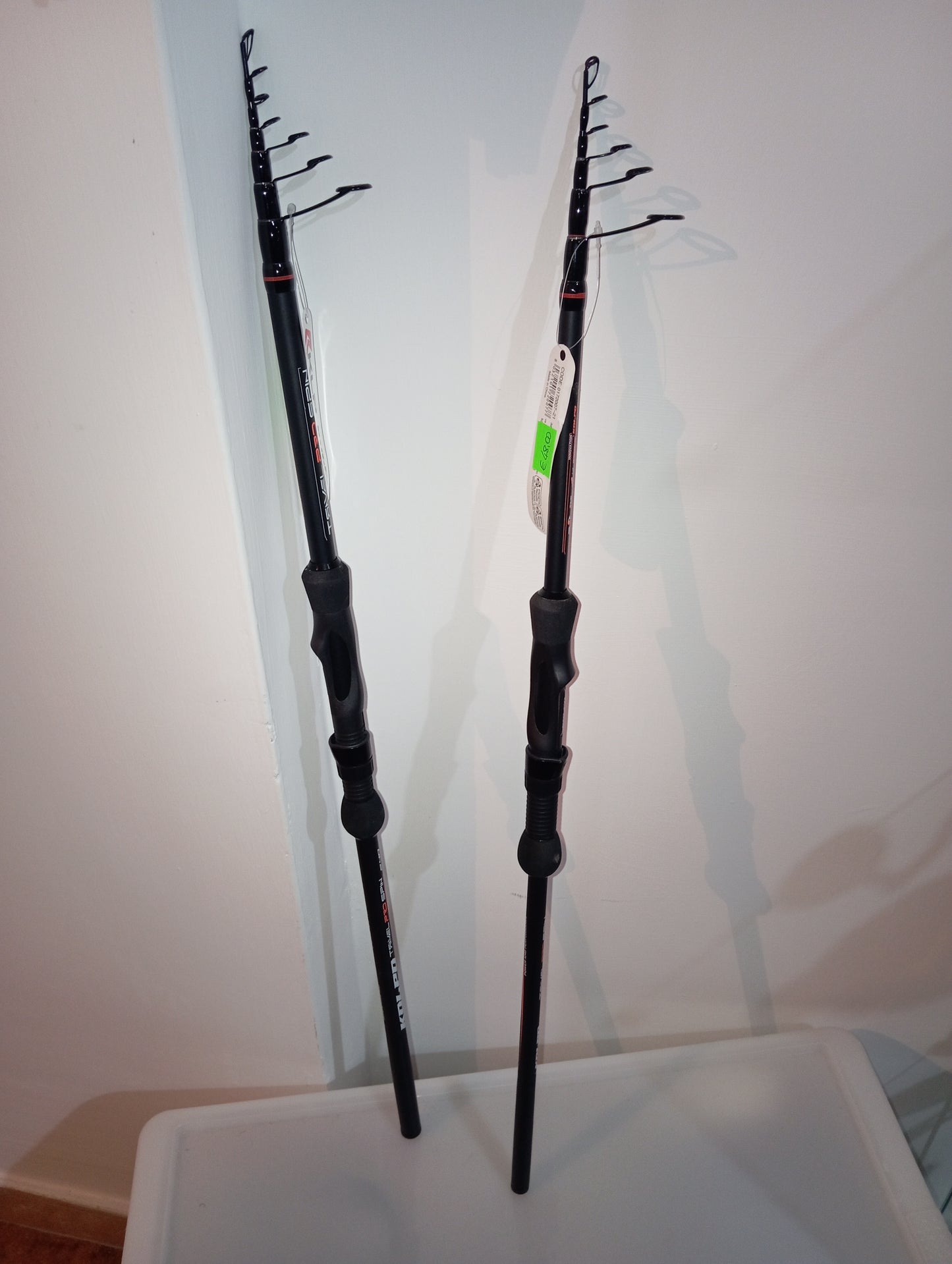 Canna spinning da travel casting 40 gr 2.10 e 2.40 mt chiusa misura 71 cm