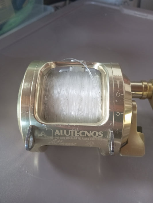 Alutecnos 20 lb albacore mulinello gold  traina col vivo / altura / drifting