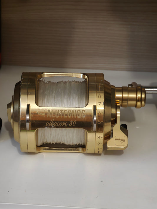 Alutecnos 30 lb mulinello ottimo per il drifting al tonno rosso o traina d altura