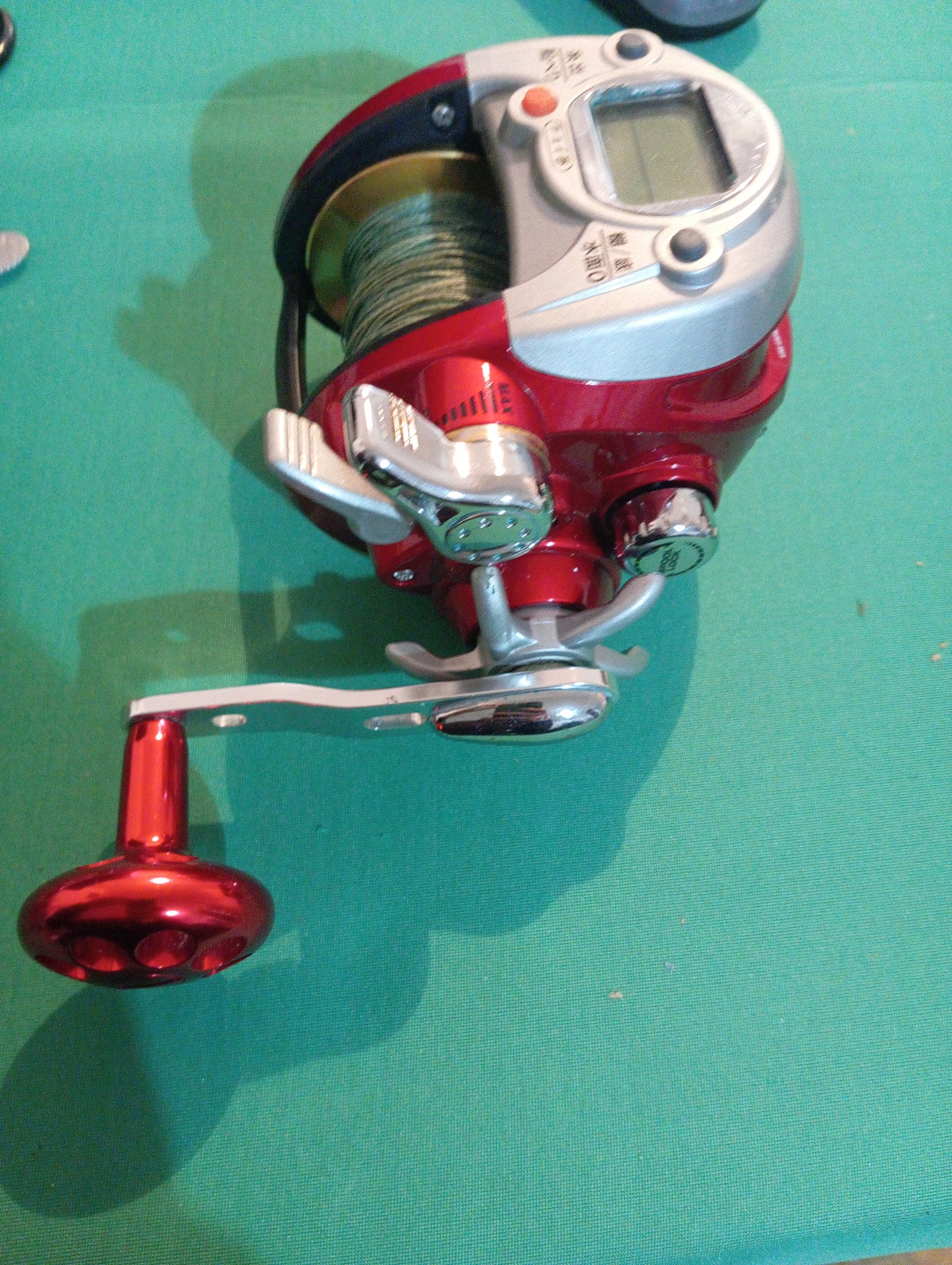 Mulinello elettrico capacità 500 metri di braid da 50 lb  per bolentino profondo/totani