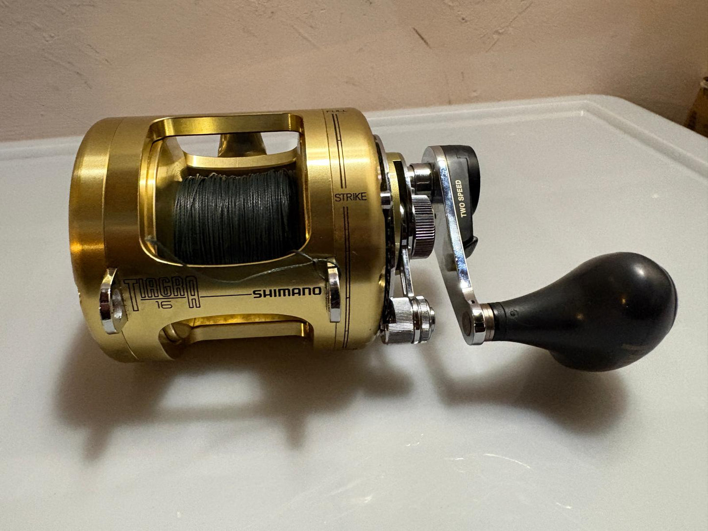 Mulinello pari al nuovo Shimano tiagra 16 doppia velocità traina col vivo / altura