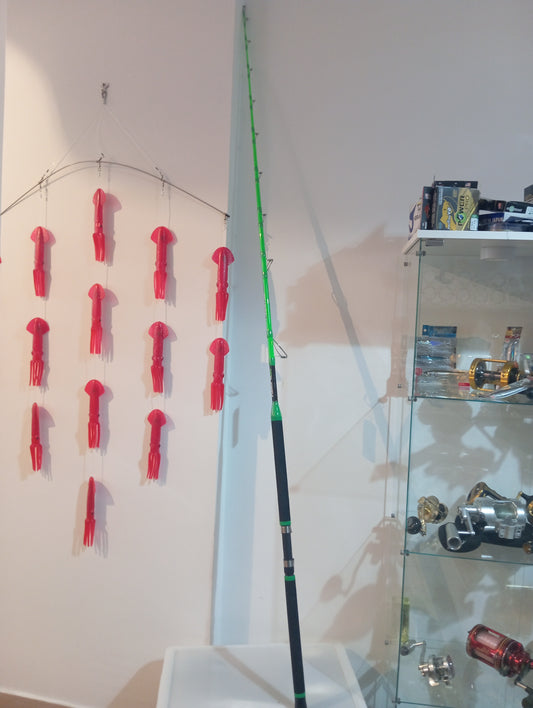 Canna 22 lb con crociera ottima per la traina con il vivo e bolentino profondo/ totani di profondità azione ultra fast