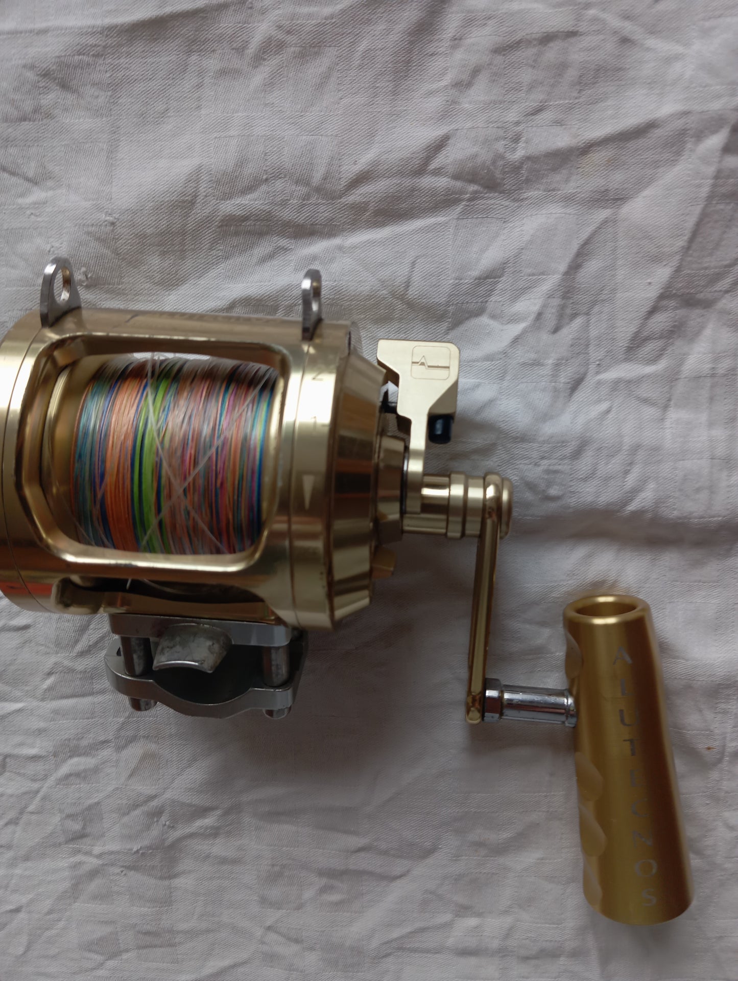 Alutecnos albacore 12 lb gold mulinello da traina col vivo / d altura