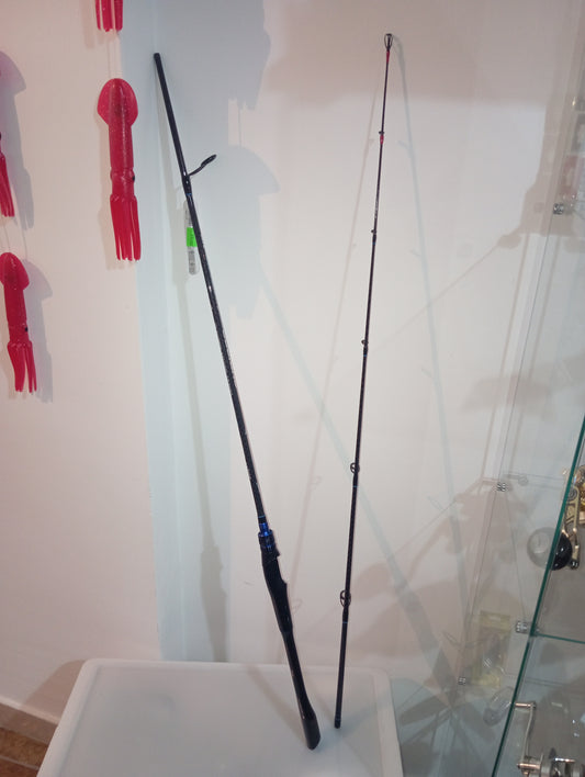 Canna 2.10 mt ottima per spinning o tecniche verticali light lancia fino a 40 grammi utilizzabile  anche per sabiki tataki light jigging