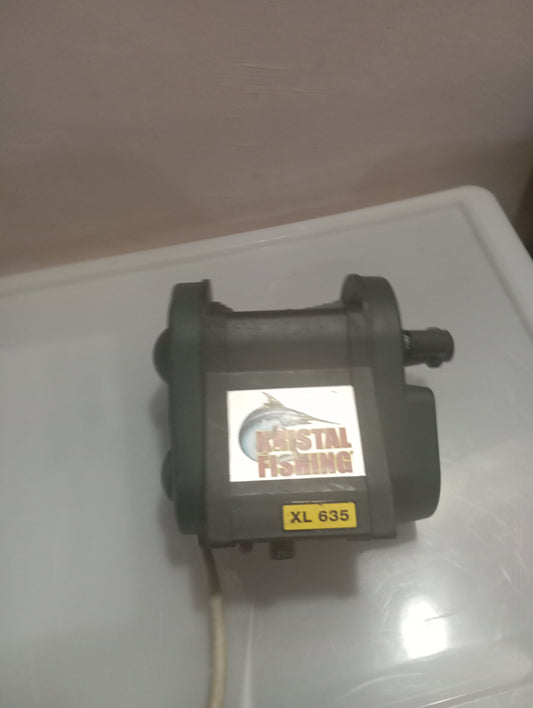 Mulinello elettrico kristal fishing xl 635  per bolentino profondo totani rossi