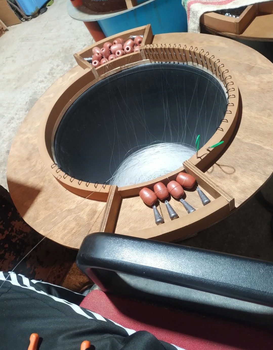 Palamito ( coffa ) da 50 a 500 ami completamente fatta a mano terminali travi e ami a vostro piacimento