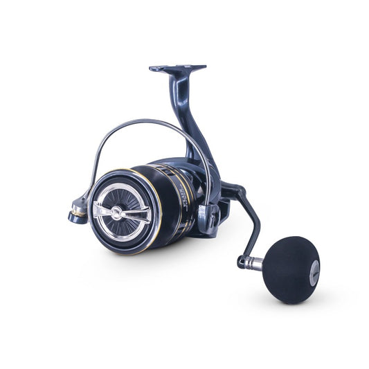 Wax Flux Extreme - ottimo per shore jigging e spinning al tonno rosso Mulinello da Spinning Nero/Oro (6000)
